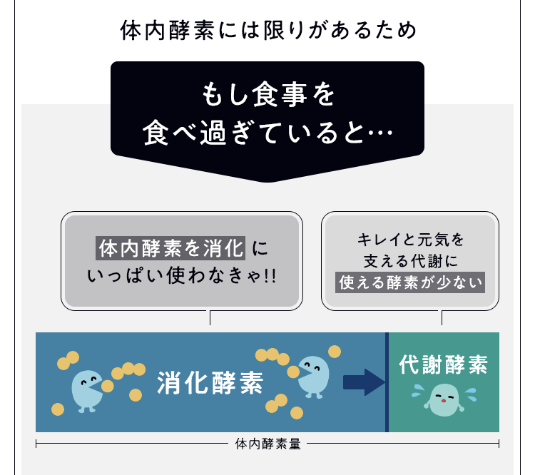 もし食事を食べすぎていると…