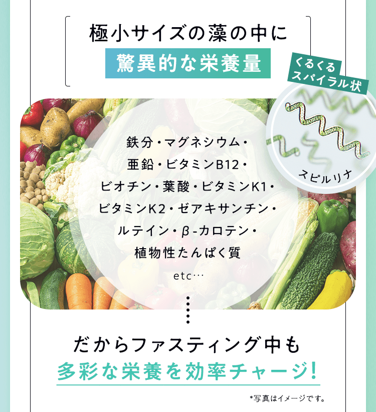 極小サイズの藻の中に驚異的な栄養素